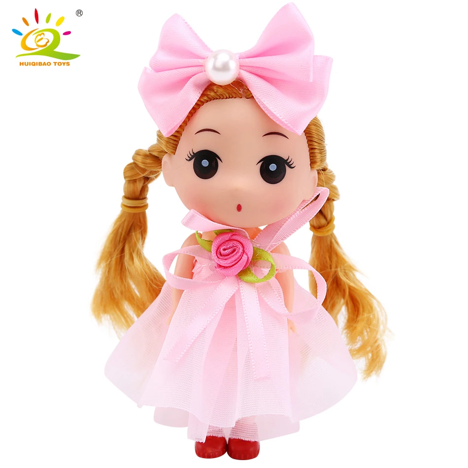 Мини-кукла для девочки-принцессы пластиковые фигурки детей 11 см рождественский