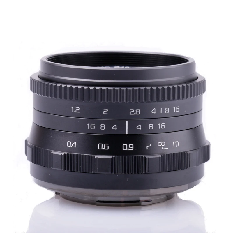 Объектив для камеры RISESPRAY 35 мм F1.2 объектив Prime Canon EOS M M1 M2 M3 M5 M6 M10|Объективы