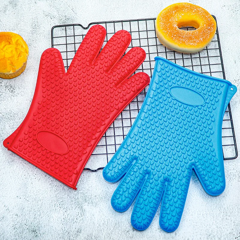 Силиконовые перчатки для выпечки в микроволновой печи противоскользящие