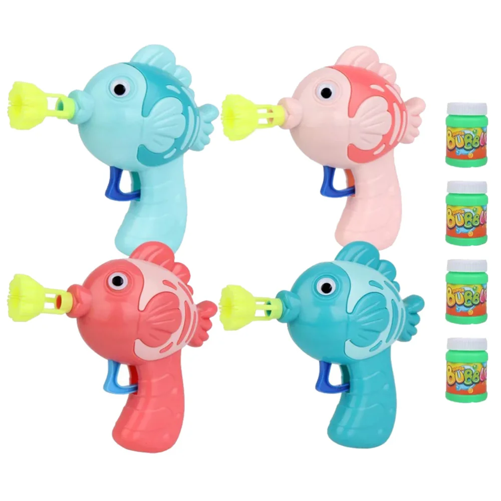 

1 Set Fish Shape Manual Bubble Machines Playthings Children Bubble Making Toys