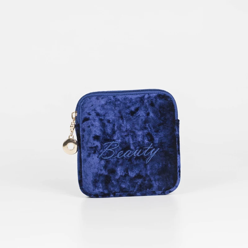 Blue BalleenShiny 1 шт. кошелек цвета конфет ключи карты мини цифровой продукт сумка бытовая портативная гигиеническая салфетка сумки для хранения - Цвет: Blue