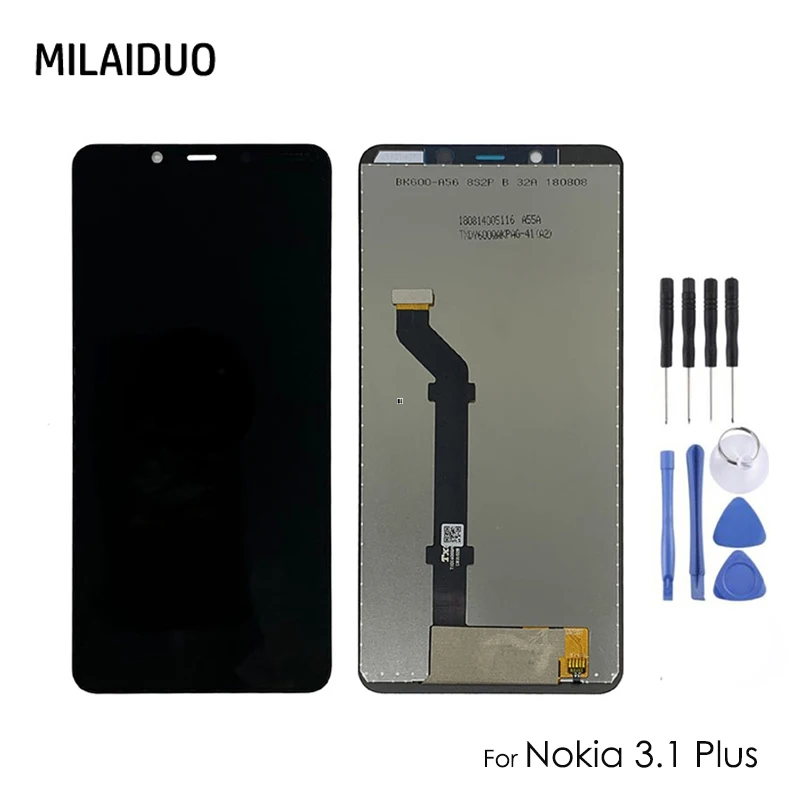 ЖК дисплей для Nokia 3 1 Plus TA 1117 lcd 1124 11125 1113 6 &quotкодирующий преобразователь сенсорного