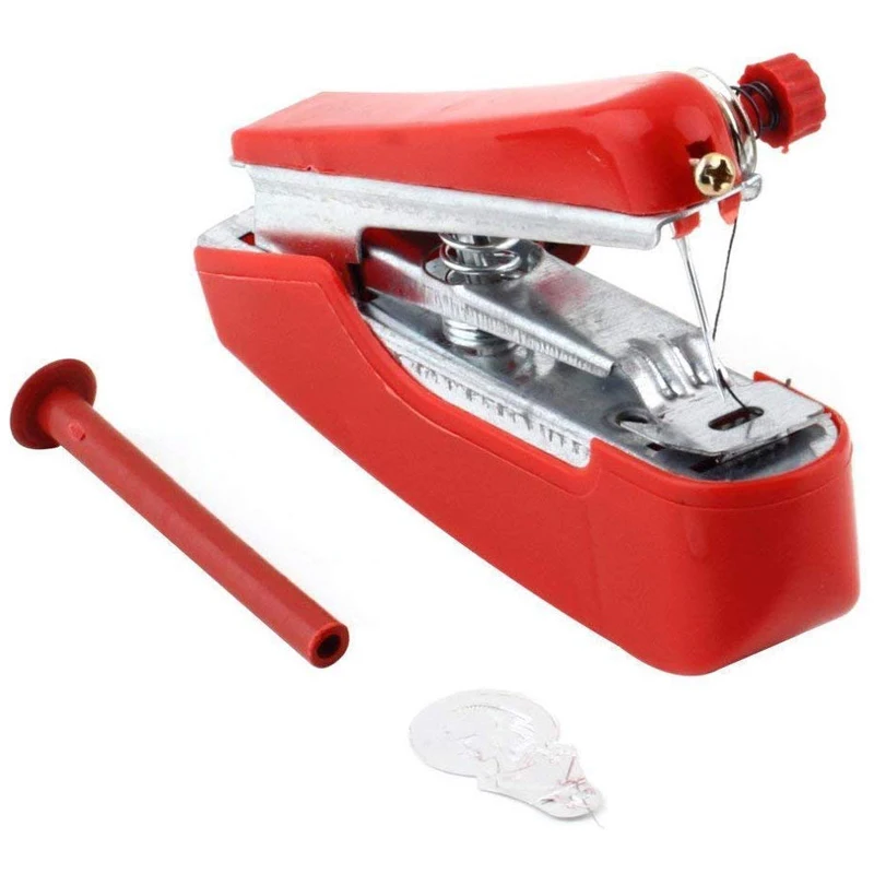 Ручное управление портативная мини швейная машина креативные простые швейные