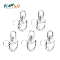 5pcs 316stainlesssteel swivel snap shackle quick release boat anchor chain eye shackle swivel snap hook for marine architectural