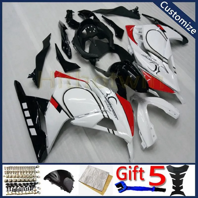 

ABS plastic panels kit For ZX300R EX300 2013 2014 ZX300R 13 14 bodywork kit motorcycle fairing Injection mold white