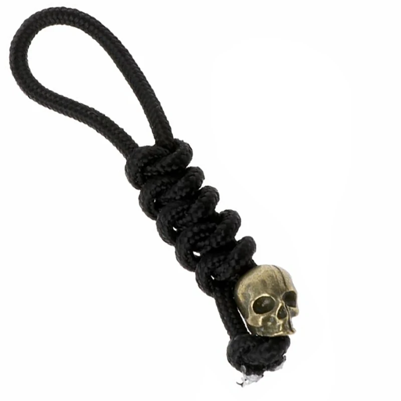 Подвеска в виде черепа брелок скелет Плетеный веревочный зонт альпинистский