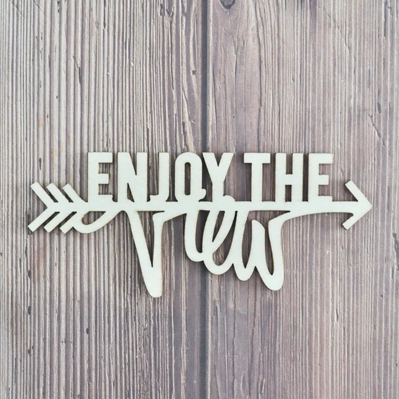 Настенные Стикеры для скрапбукинга Happymems деревянные наклейки 12 шт./лот|embellishments for