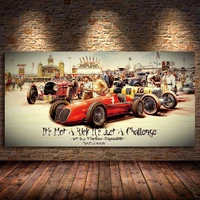 one piece vintage classic racing car modern posters hd print canvas wall art decor oil paintings home decor living room pictures