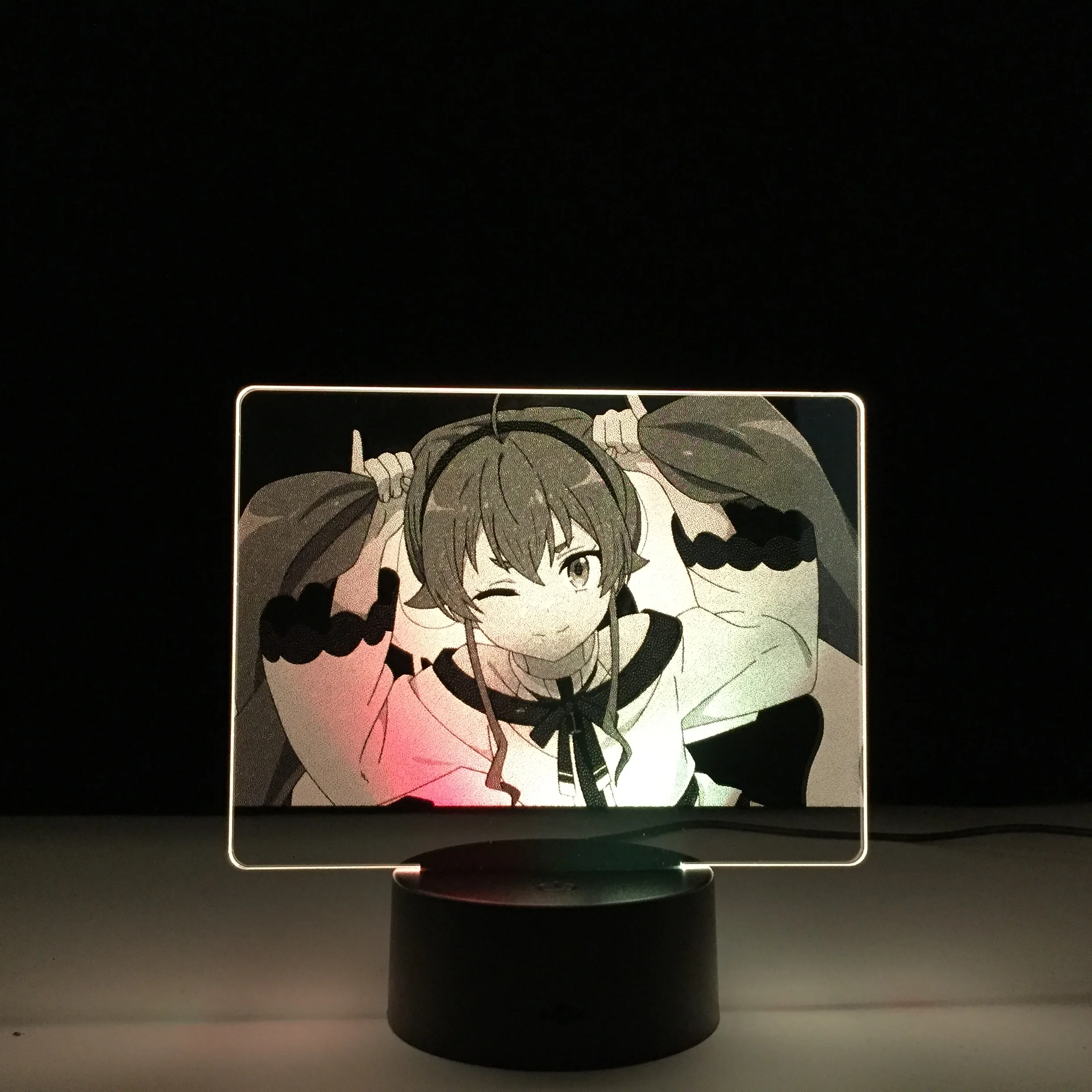 

Anime Unemployed Rebirth Figure Alice Graylart Dual Color LED Night Light for Child Bedroom Decor Light Colorful Acrylic Lamp