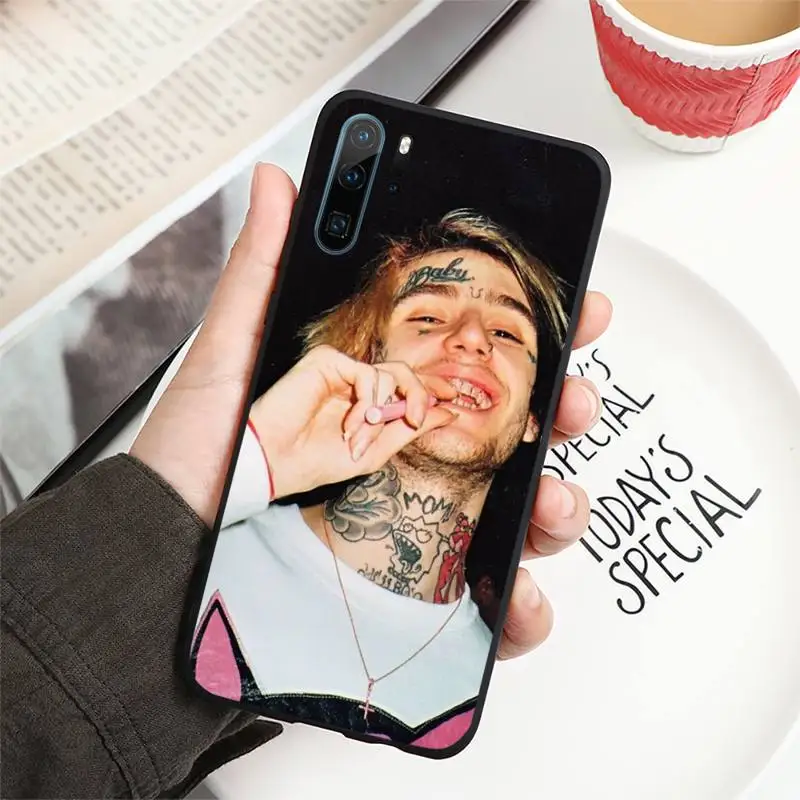 

Lil Peep rap singer Phone Case For Huawei P40 P20 P30 Mate 40 20 10 Lite Pro Nova 5t P Smart 2019