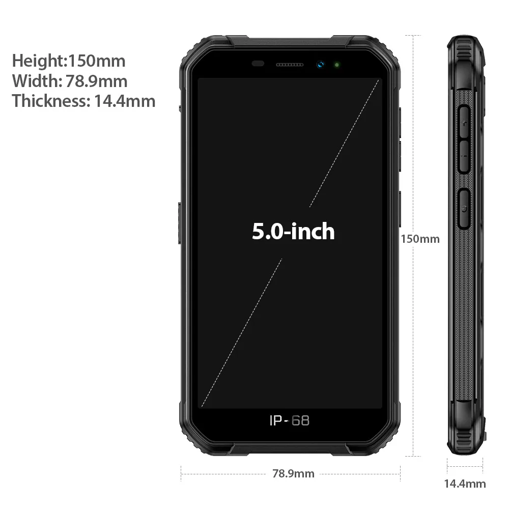 Ulefone Armor X6 IP68 Водонепроницаемый Прочный Смартфон 2 ГБ +16 Android 9 0 4000 мАч Face ID 8MP