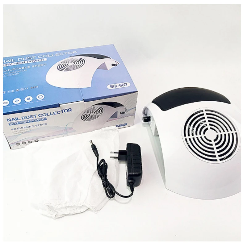 

Nail Vacuum Cleaner 80W No Leaking Adjustable Fan High Speed With Filter Dust Collector for Manicure Salon Use Nail Art Tools