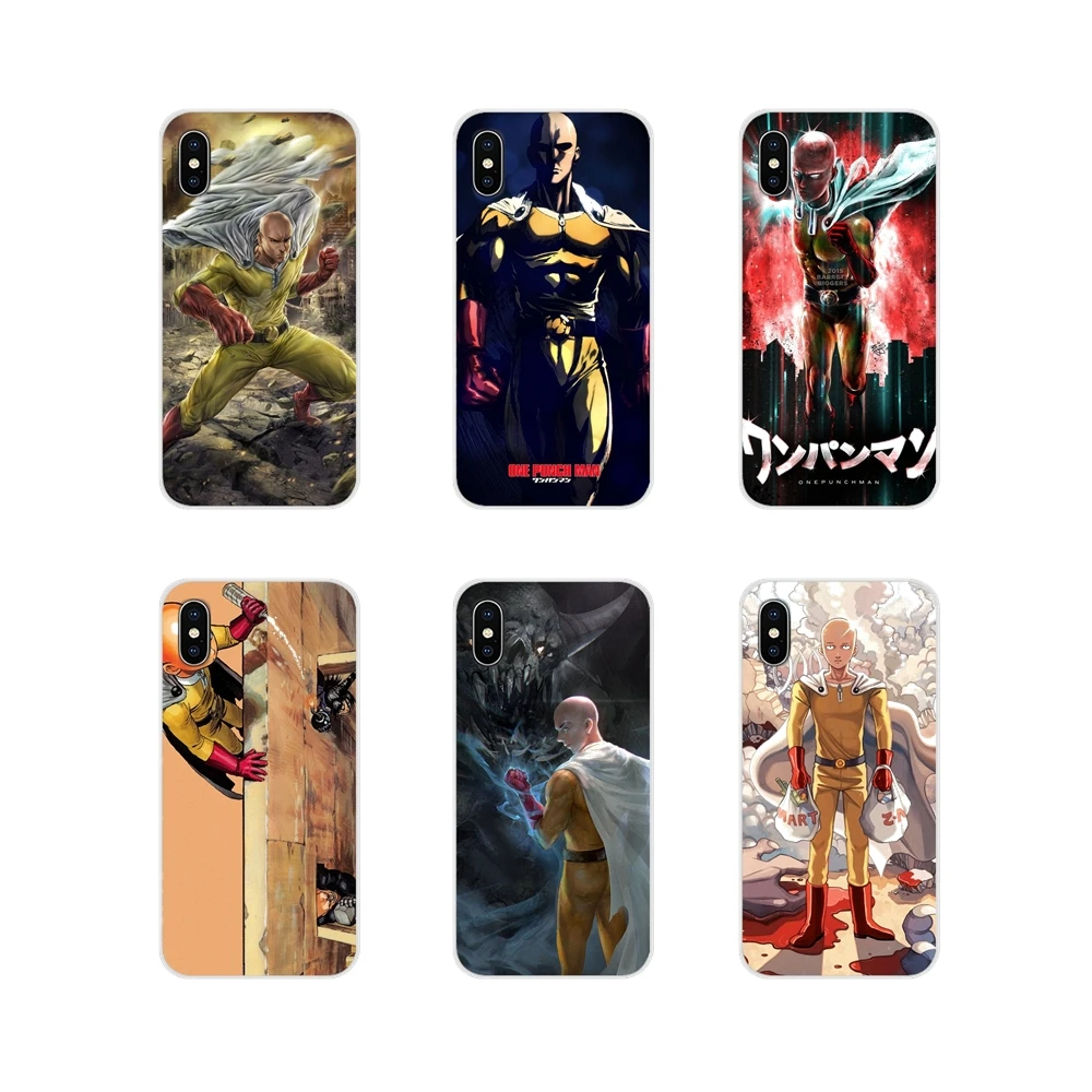 Чехлы Saitama Genos Inhyuk One Punch Man из ТПУ для samsung Galaxy S3 S4 S5 Mini S6 S7 Edge S8 S9 S10 Lite Plus Note 4 5 8