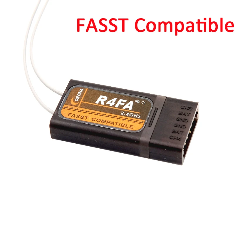 Corona R4FA 4CH 2 4 Ghz FUTABA Fasst совместимый приемник | Игрушки и хобби