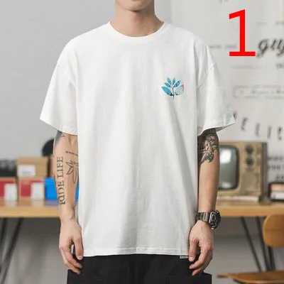 

2021 men's t-shirt with collar top Slim cotton striped tide brand dx