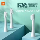 Xiaomi Оригинал T100 зубная щетка замена зубная щетка головки Mijia T100 электрическая Глубокая чистка полости рта sonicare зубная щетка головки