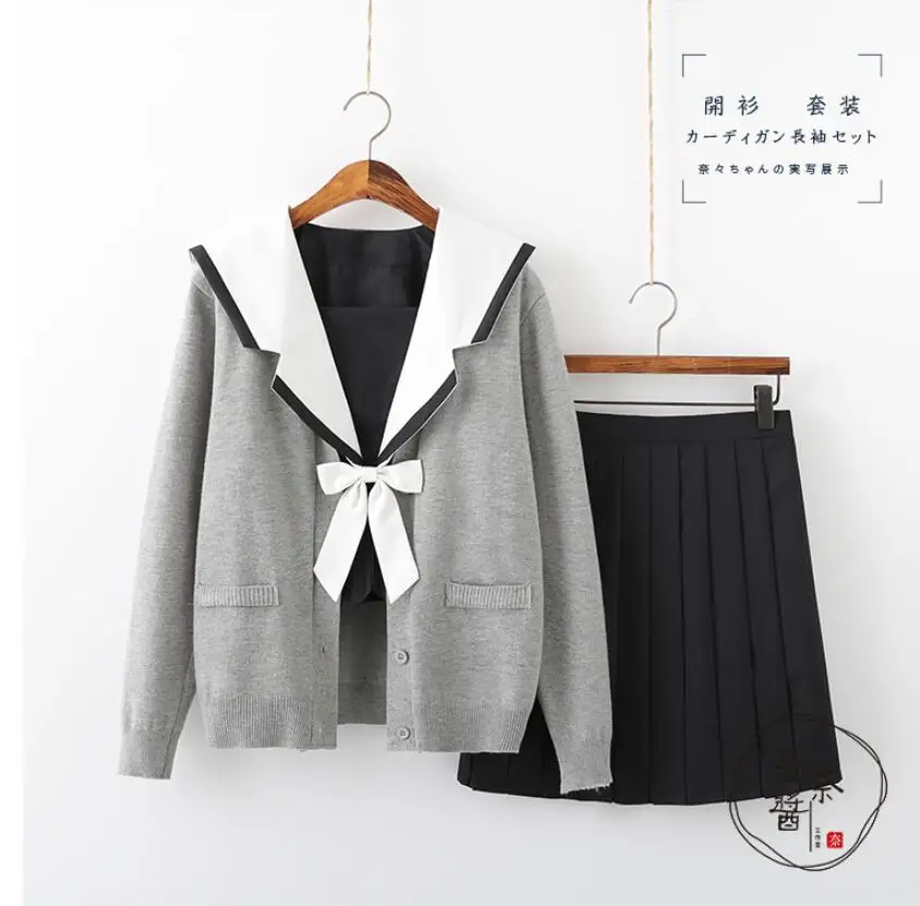 Jk костюм Униформа милое Повседневное платье моряка для девочек Jpanese Kawaii