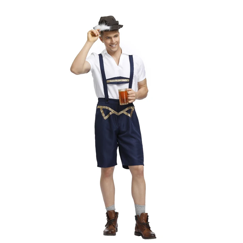 Костюм на Октоберфест Lederhosen баварский Немецкий фестиваль пиво Хэллоуин для