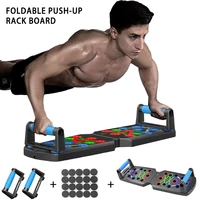 foldable push up rack board abs training board abdominal muscle trainer sport workout fitness gym equipment for body building