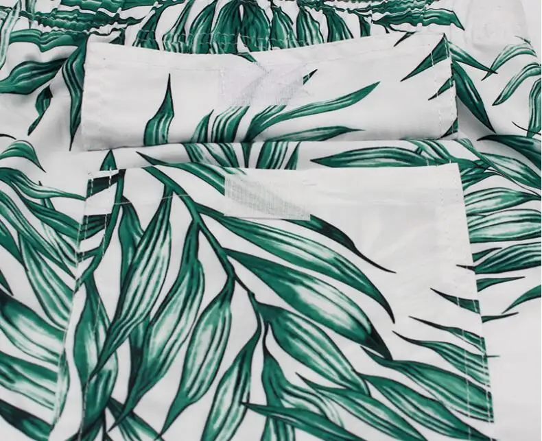 Мужские летние спортивные быстросохнущие пляжные шорты бермуды с принтом