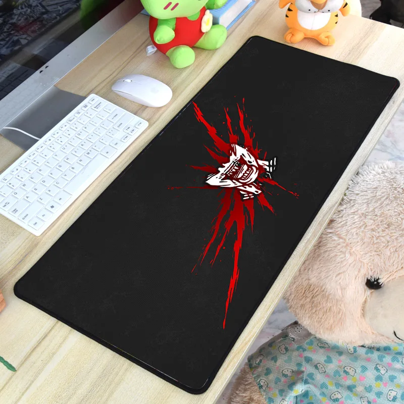 Крутой XXL большой черный цвет планшетный ПК геймер игровой коврик для мыши Dead By