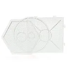 Плавкие бусины, квадратные пазлы, узоры для пегбордов 5 мм, бусины Hama, бусины Perler, пазлы для творчества, детское ремесло