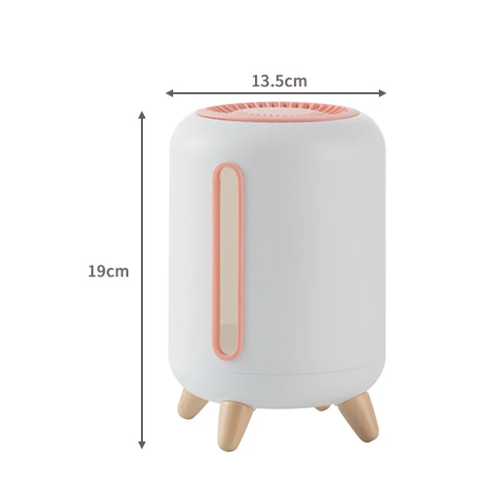 Креативная коробка для салфеток цилиндрической формы с бамбуковым древесным