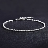 2022 trendy fashion ankle bracelet for women silver color anklet foot jewelry chain beach gifts summer jewelry all matched