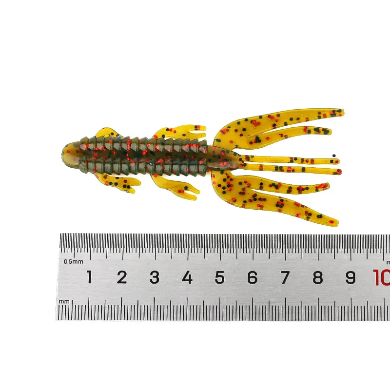 

Ardea soft lures for fishing grub 10pcs/lot 90mm 3.7g silicone jigging wobbler artificial grub crankbait