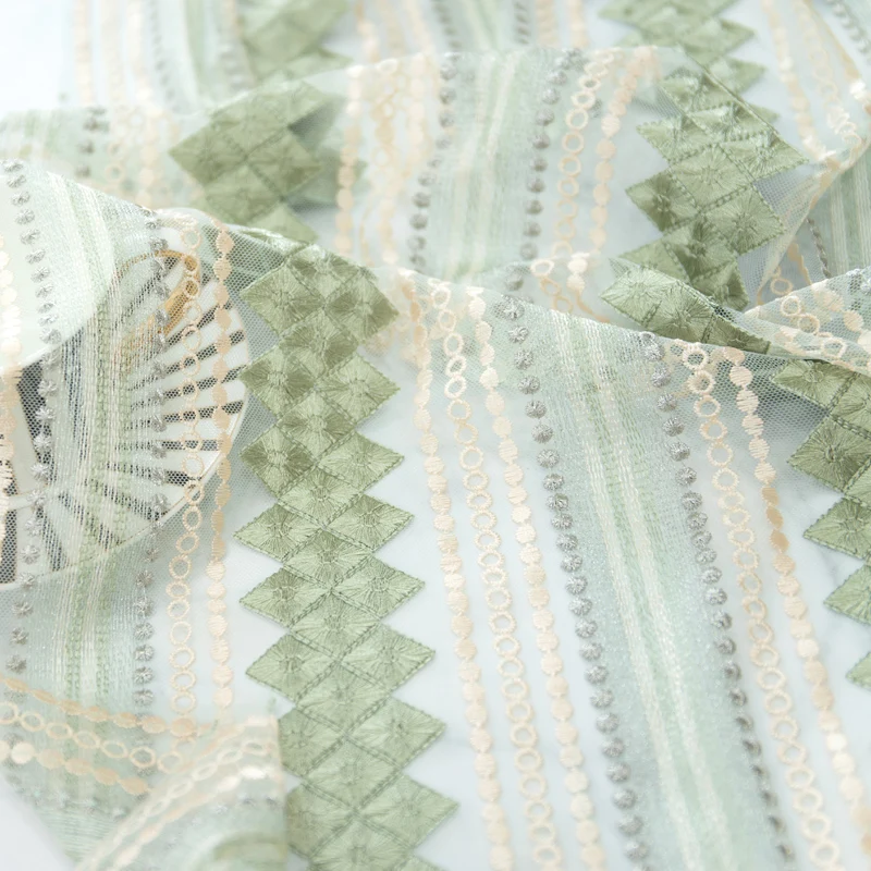 Сетчатая ткань с вышивкой мягкая кружевная для юбки платья аксессуары одежды |