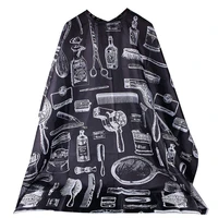 best selling 2021products pattern cutting hair waterproof cloth salon barber cape hairdressing hairdresser apron haircut capes