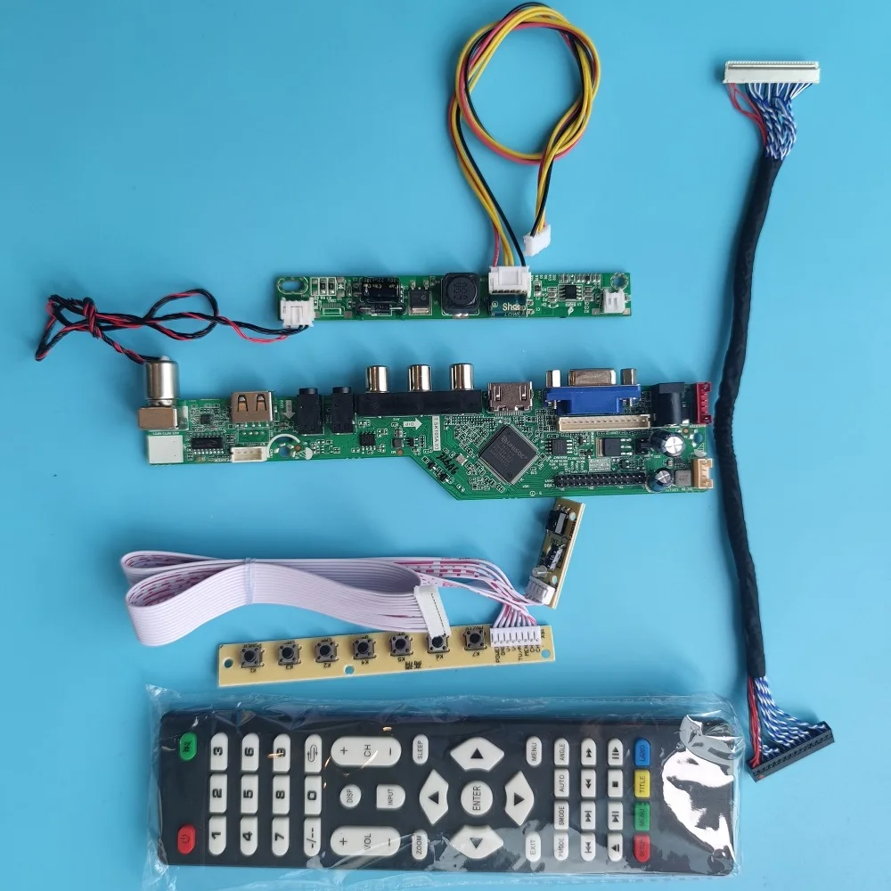 

Kit for LTM200KT07/LTM200KT10/M195RTN01/M200RTN01 1600*900 LCD screen VGA+AV 30Pin LVDS fit display controller board WLDE 60Hz