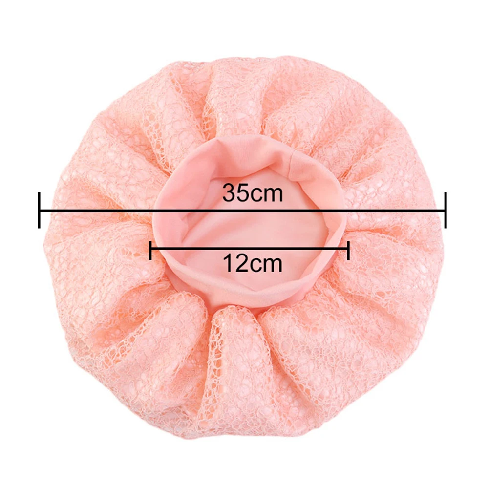 Женская атласная шелковая шляпа большого размера ночной головной убор для сна