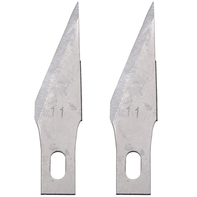 

Сменные лезвия для хобби, 400 шт., запасные лезвия, стальные ремесленные ножи, лезвия для творчества, искусства, резки