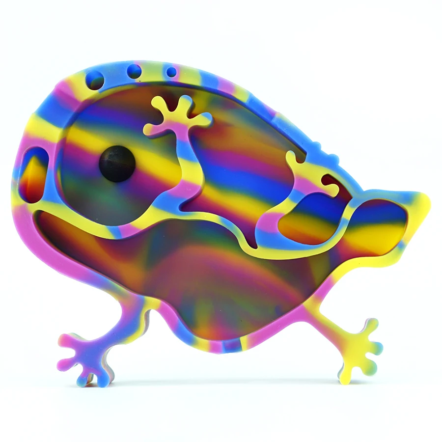 Новая дизайнерская силиконовая пепельница портативная с защитой от ожогов