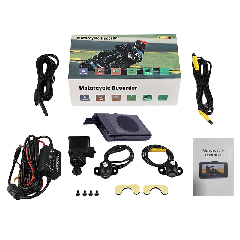 

Jerry 5201 Dual Camera Motorcycle DVR Video Recorder Maximum 12M 4032*3024 resolution