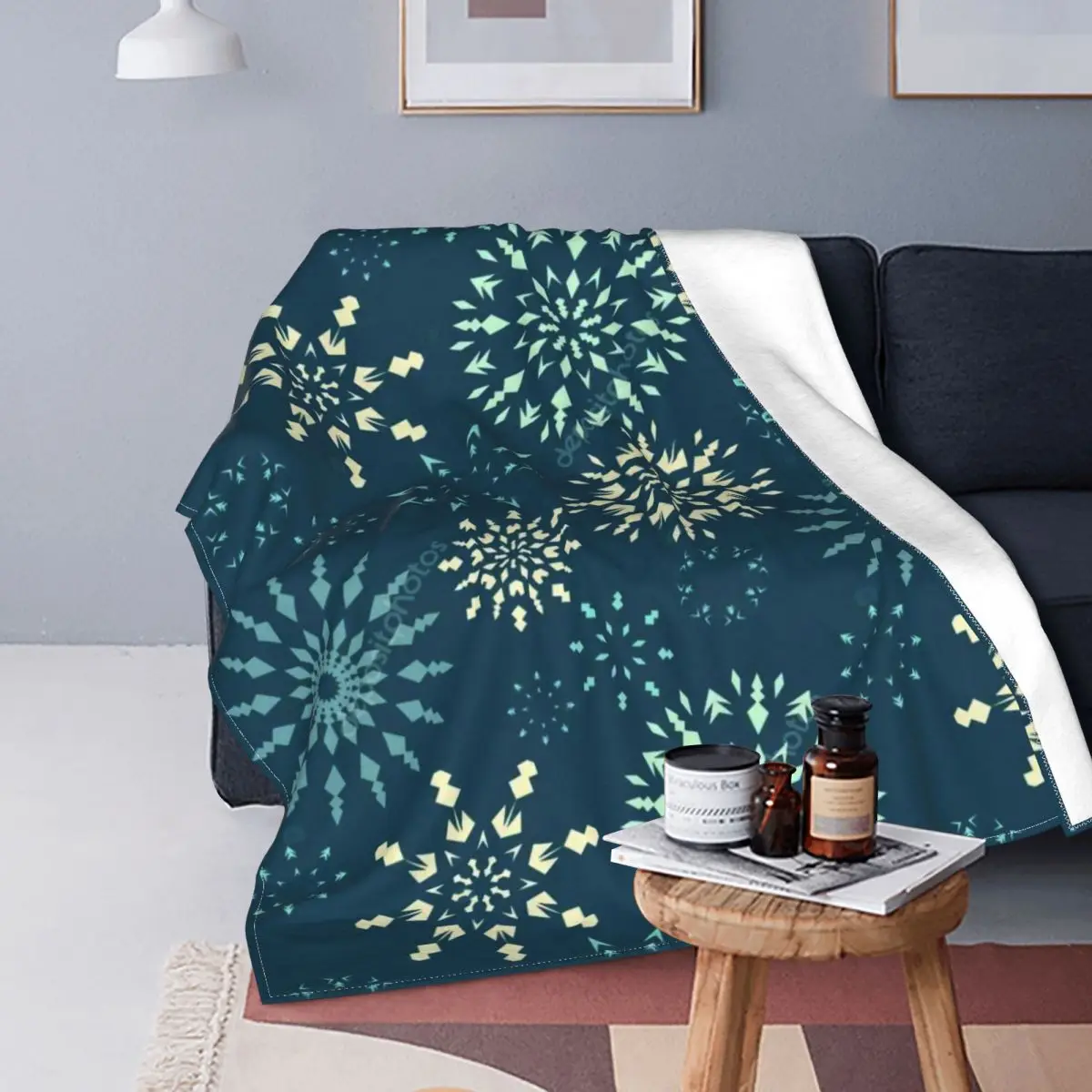 

Одеяло с цветным рисунком рождественское современное хлопковое дышащее одеяло для дивана домашнее покрывало Бесплатная доставка