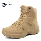 Ботинки мужские тактические, высокие дышащие, в стиле милитари, спецназ, пустынные, армейские ботинки, для активного отдыха и походов