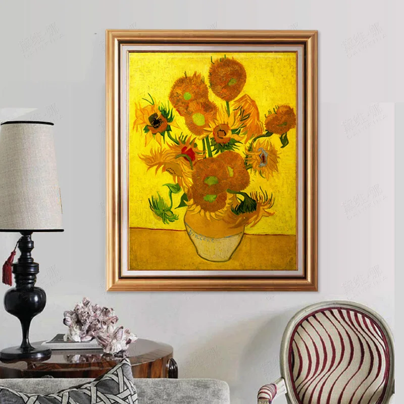 

Искусство Подсолнухи, алмазная живопись, цветы, Ван Гог, красочная алмазная живопись, растения, абстрактная картина, Ручное шитье DE50TZ