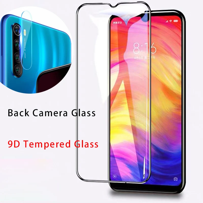 2 в 1 задняя прозрачная пленка для камеры для Redmi Note 8 Pro 9D, Защитное стекло для Xiaomi Redmi Note 8 7 6 5 Pro 4 4X K20 Pro