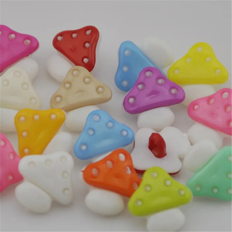 100 шт. 14 мм Грибовидная пластиковая кнопка для задней части набора PH32