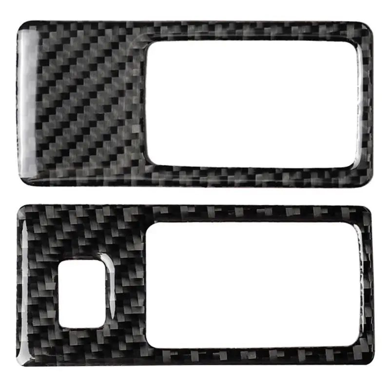 Углеродное волокно автомобильный налобный фонарь Кнопка регулировки Накладка