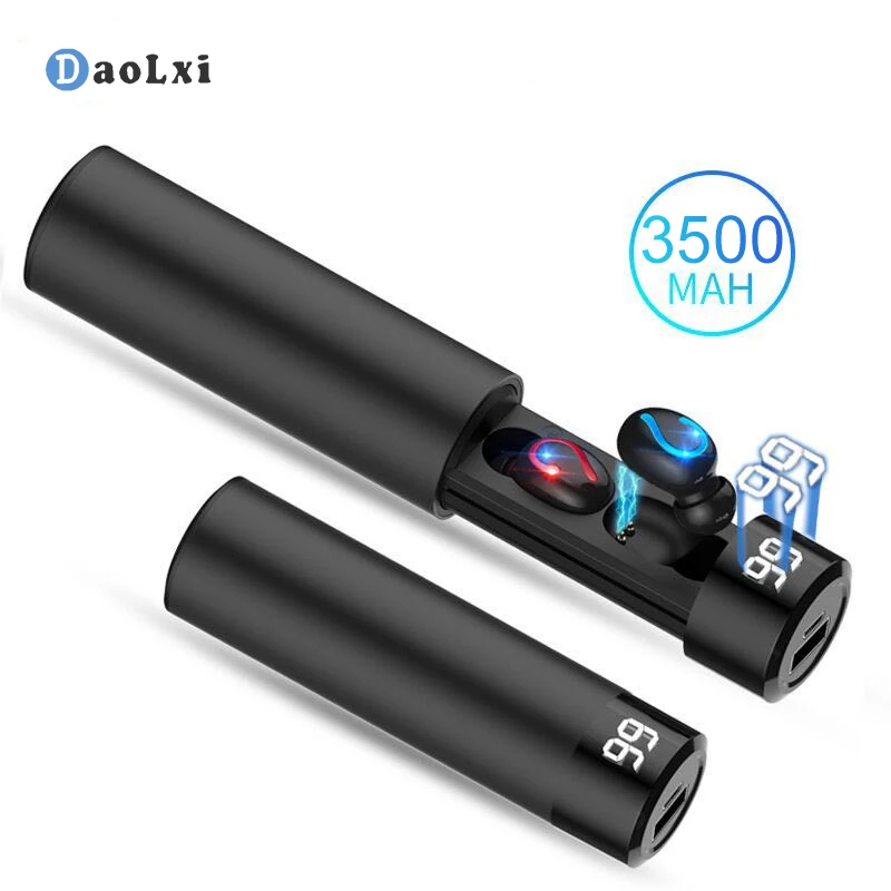 DaoLxi Q67 наушники вкладыши TWS с Беспроводной 3D стерео Bluetooth двойной микрофон