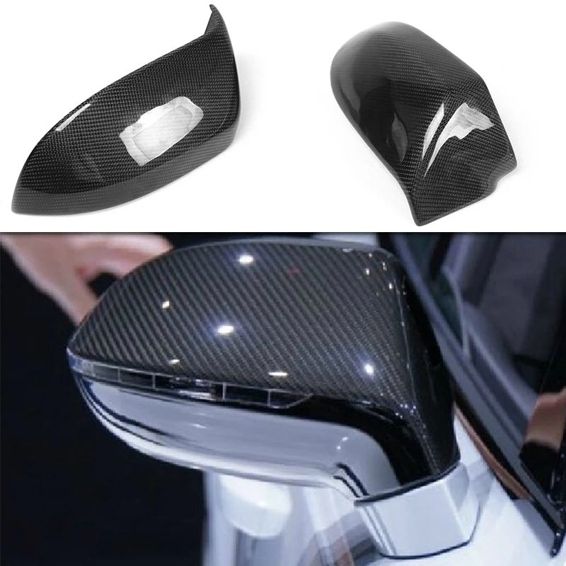 

A7 Carbon Fiber Car Rearview Mirror Cover Outside Wing Mirror House Trim For Audi 2011 2012 2013 2014 2015 Only A7