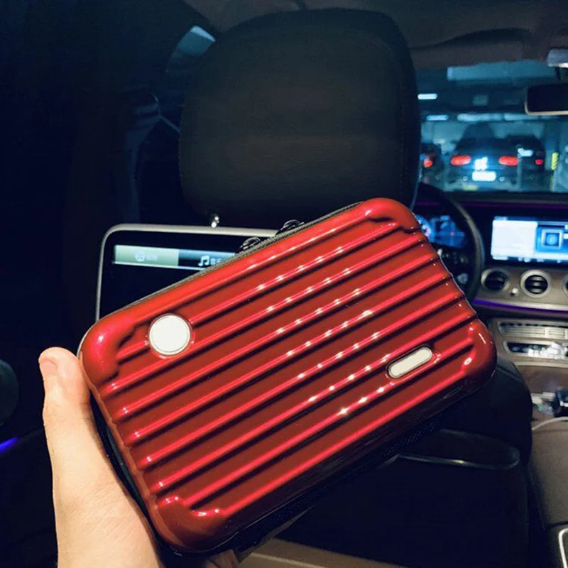 Pаспродажа 7 дюймов костюм чехол для хранения Чехол Органайзер для телефона Мощность банк наушники USB кабель Косметика для макияжа инструменты, одноцв...