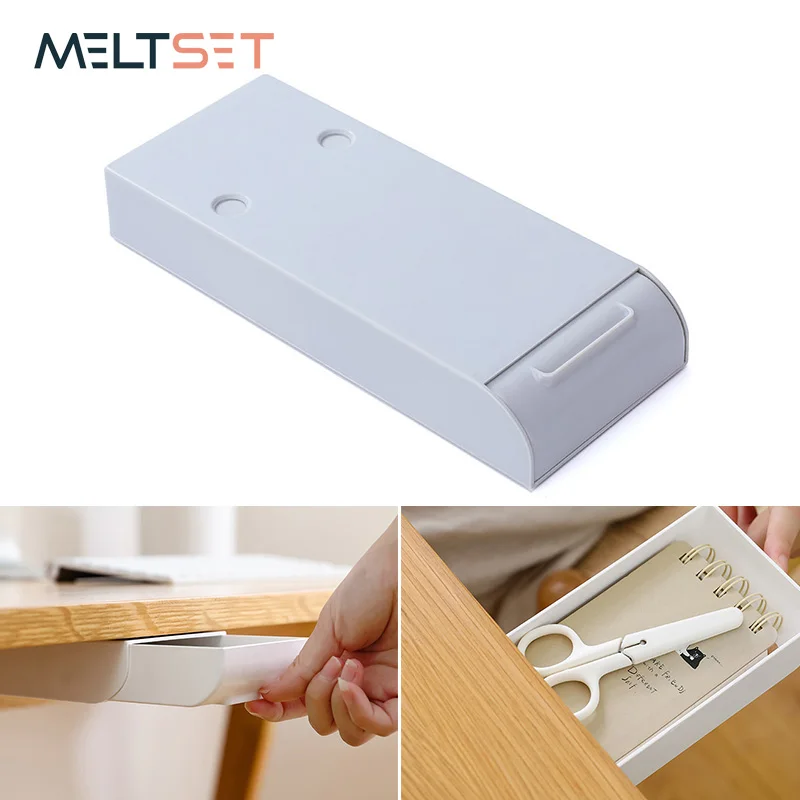 Практичная коробка для хранения пластиковый ящик со скрытой пастой ручек