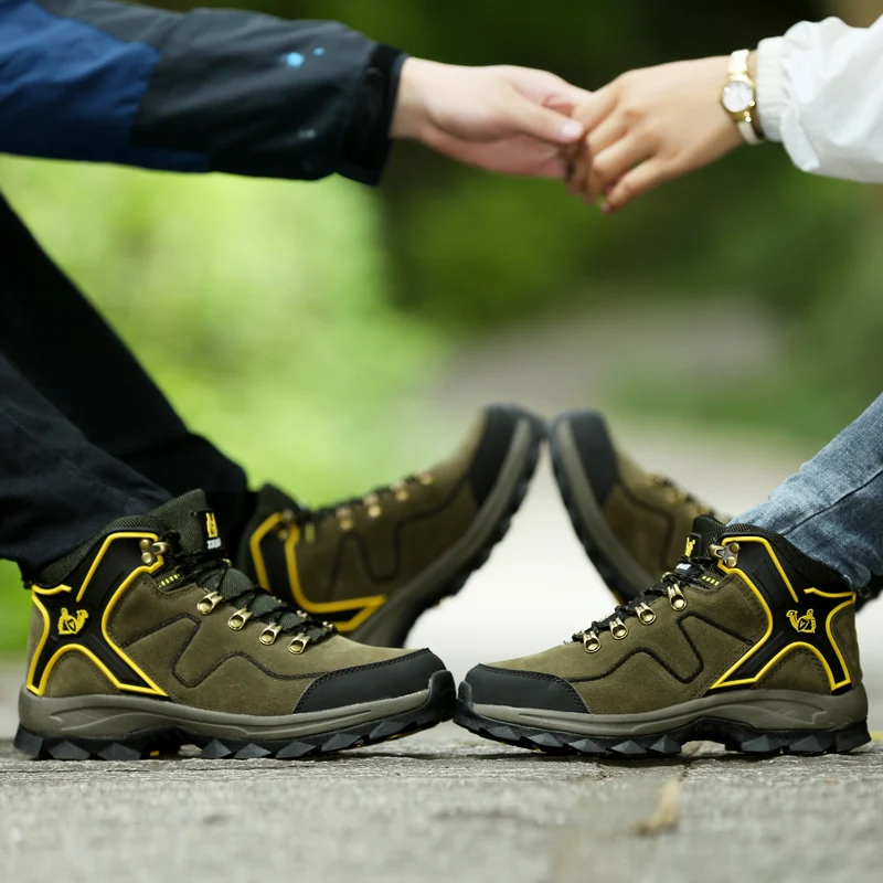 2019 work shoes men boots Autumn and winter sports Men's Waterproof Warm Leather sneakers autumn men's | Обувь