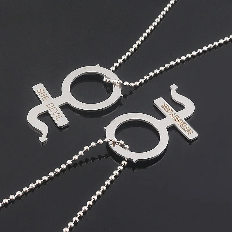 Женское Ожерелье из нержавеющей стали в готическом стиле | Украшения и