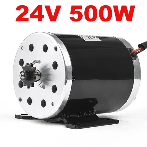 24V 500W Комплект для переоборудования электрического велосипеда 24 в 36 в 48 В DC матовый мотор 250 Вт/350 Вт/500 Вт электродвигатель Средний привод двигателя 1000 Вт колеса дорожного велосипеда - Цвет: 24V 500W