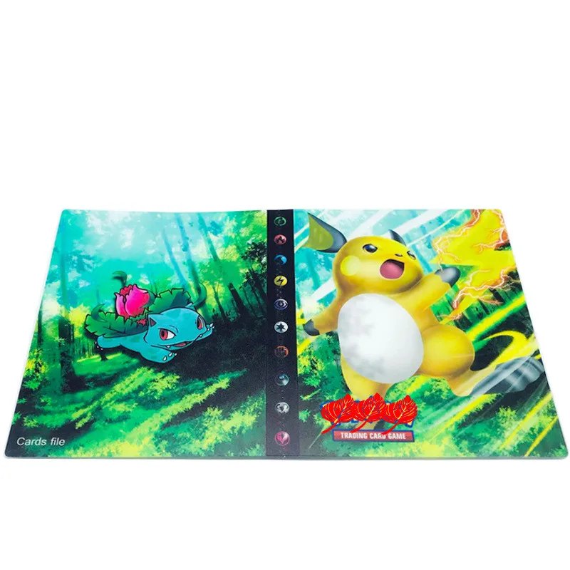 Мультфильм Аниме 240 шт. держатель альбомная игрушка Коллекция игры Pokemones карты Альбом Книга топ для детей подарок - Цвет: 9